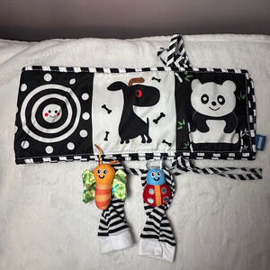 Aininai Baby High Contrast Soft Book Black White Sensory Toy